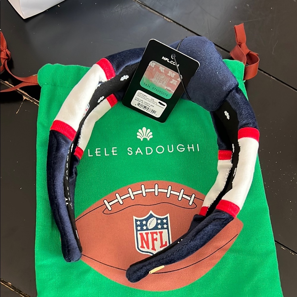 Lele Sadoughi New England Patriots NFL Headband